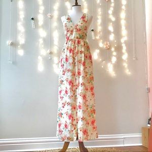 Zara Spring Floral Maxi Dress 🌸 Trafaluc